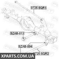 САЙЛЕНБЛОК ЗАДНЬОГО ПОДОВЖНОГО РИЧАГУ SUZUKI GRAND VITARA/ESCUDO SQ416/SQ420/SQ625 1998-2006 FEBEST SZAB013