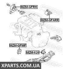 ПОДУШКА ДВИГУНА ПЕРЕДНЯ MT MAZDA 626 GF 1997-2002 FEBEST MZMGFMF