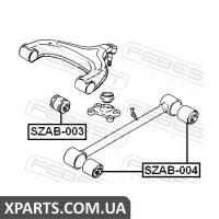 САЙЛЕНБЛОК ЗАДНЬОГО ПОДОВЖНОГО РИЧАГУ (SUZUKI GRAND VITARA/ESCUDO SQ416/SQ420/SQ625 1998-2006) FEBES FEBEST SZAB004
