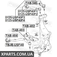 САЙЛЕНБЛОК КОСОГО важеля LEXUS LS460/460L USF40 2006- FEBEST TAB484