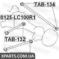 САЙЛЕНБЛОК ЗАДНЬОЇ ПОДОВЖНОЇ ТЯГИ (TOYOTA LAND CRUISER 100 HDJ101/UZJ100 1998-2007) FEBEST FEBEST TAB130