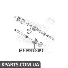 ПІДШИПНИК ПРИВІДНОГО ВАЛУ FORD FOCUS I CAK 1998-2005 FEBEST AS3058202RS
