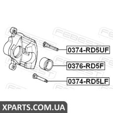 ВТУЛКА НАПРЯМНА СУППОРТА ГАЛЬМОВОГО ПЕРЕДНЬОГО HONDA ACCORD CL# 2002-2008 FEBEST 0374RD5UF