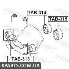 ОПОРА ДИФЕРЕНЦІАЛУ TOYOTA KLUGER L/V ACU25/MCU25 4WD 2000-2007 FEBEST TAB315