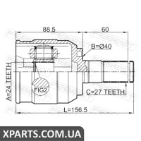 ШРУС ВНУТРІШНІЙ ПРАВИЙ 24X40X27 FEBEST 1211IX352WDRH