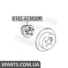 Підшипник ступиці колеса задній TOYOTA RAV4 ACA2# 2000-2005 FEBEST 0182ACM20R