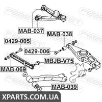 САЙЛЕНБЛОК ЗАДНЬОГО ВЕРХНЬОГО РИЧАГУ (MITSUBISHI PAJERO III MONTERO V65W/V75W 2000-2006)
