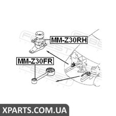 ПОДУШКА ДВИГУНА ПЕРЕДНЯ MITSUBISHI COLT Z32A/Z34A/Z36A/Z37A/Z38A/Z39A 2004- FEBEST MMZ30FR