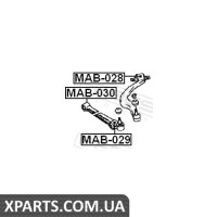 САЙЛЕНБЛОК ПЕРЕДНІЙ ПРЯМОГО ВАЧАГА (MITSUBISHI GALANT E55A/E75A 1992-1996) FEBEST FEBEST MAB029