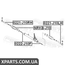 Пильовик рульової рейки NISSAN QASHQAI J10F 2006- FEBEST NRKBJ10