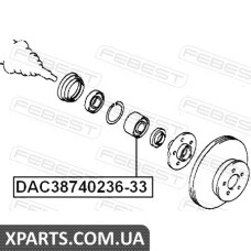 Підшипник ступиці колеса передній TOYOTA CARINA E AT19#/ST191/CT190 1992-1997