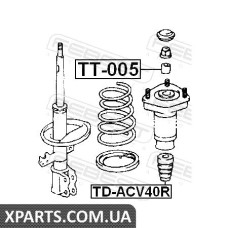 ОТБОЙНИК ЗАДНЕГО АМОРТИЗАТОРА TOYOTA CAMRY ACV3#/MCV3# 2001-2006 FEBEST TDACV40R