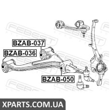 САЙЛЕНТБЛОК НИЖНЬОГО ПЕРЕДНЬОГО важеля MERCEDES BENZ E-CLASS 210 4 MATIC 1996-2002 FEBEST BZAB050