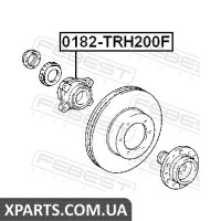 Підшипник ступиці колеса передній до-кт TOYOTA HIACE KDH2##/TRH2##/LH2## 2005- FEBEST 0182TRH200F