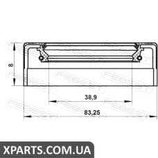 САЛЬНИК ПРИВОДУ (42X83X8) FEBEST 95NEY42830808C