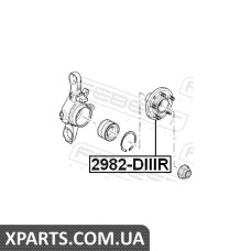 Подшипник ступицы колеса задний LAND ROVER DISCOVERY III 2005-2009 FEBEST 2982DIIIR