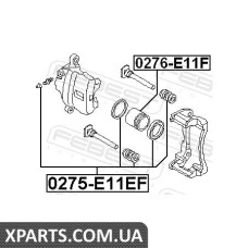 ПОРШЕНЬ СУППОРТУ ГАЛЬМОВОГО ПЕРЕДНЬОГО NISSAN MICRA MARCH K12 2002- FEBEST 0276E11F
