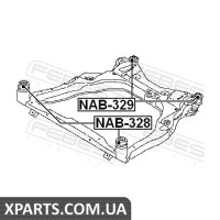 САЙЛЕНБЛОК ПІДРАМНИКА ЗАДНІЙ NISSAN TEANA J32 2008- FEBEST NAB329