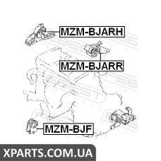 ПОДУШКА ДВИГУНА ПЕРЕДНЯ MAZDA 323 BJ 1998-2004 FEBEST MZMBJF