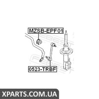 ВТУЛКА ПЕРЕДНЬОГО СТАБІЛІЗАТОРА D20 MAZDA TRIBUTE EP 2000-2007 FEBEST MZSBEPF01