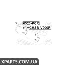 Втулка заднього стабілізатора D16 (CHEVROLET EPICA (V200) 2003-2006) FEBEST FEBEST CHSBV200R