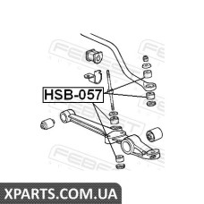 ВТУЛКА СТІЙКИ СТАБІЛІЗАТОРА D8 (MAZDA 626 GE 1991-1997) FEBEST FEBEST HSB057