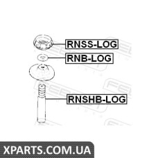ОПОРА ПЕРЕДНЬОГО АМОРТИЗАТОРА RENAULT LOGAN 2005- FEBEST RNSSLOG