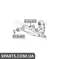 БОЛТ З ЕКСЦЕНТРИКОМ TOYOTA HILUX KDN165/LN167 1999-2005 FEBEST 0129005