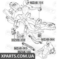 САЙЛЕНБЛОК ПОДУШКИ ДИФЕРЕНЦІАЛУ MAZDA CX-7 ER 2006-2012 FEBEST MZAB104