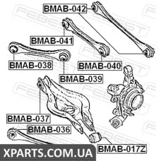 САЙЛЕНБЛОК ЗАДНЬОЇ ПОПЕРЕЧНОЇ ТЯГИ FEBEST BMAB036