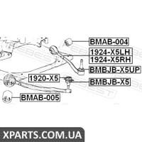 ПИЛЬНИК ОПОРИ КУЛЬОВОЇ BMW X5 E53 1999-2006 FEBEST BMBJBX5