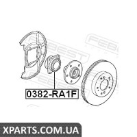 Подшипник ступицы колеса передний к-кт.HONDA ODYSSEY I (RHD) RA1/RA2/RA3/RA4/RA5 1994-1999 FEBEST 0382RA1F