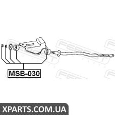 ВТУЛКА РЕАКТИВНОЇ ТЯГИ КОМПЛЕКТ MITSUBISHI PAJERO PININ/IO H61W-H77W 1999-2005 FEBEST MSB030