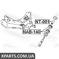 САЙЛЕНБЛОК ПЕРЕДНЬОГО НИЖНЬОГО РИЧАГУ (NISSAN TERRANO II R20 1993-2006) FEBEST FEBEST NAB140