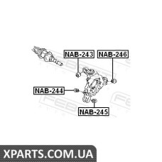 САЙЛЕНБЛОК ЗАДНЬОЇ ЦАПФИ NISSAN TEANA J31 2003-2008 FEBEST NAB244