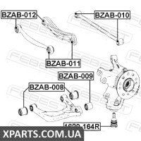 САЙЛЕНБЛОК ЗАДНЬОЇ ТЯГИ MERCEDES BENZ ML-CLASS 164 2004-2011 FEBEST BZAB012