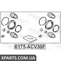 РЕМКОМПЛЕКТ СУППОРТУ ГАЛЬМОВОГО ПЕРЕДНЬОГО TOYOTA CAMRY ACV3#/MCV3# 2001-2006 FEBEST 0175ACV30F