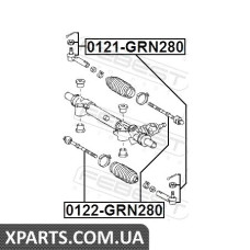 НАКІНЕЧНИК РУЛЬОВИЙ FEBEST 0121GRN280
