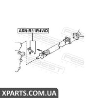 ХРЕСТОВИНА КАРДАНОГО ВАЛУ 27X92 NISSAN PATHFINDER R51M 2005- FEBEST ASNR51R4WD