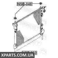 ВТУЛКА КРІПЛЕННЯ РАДІАТОРА NISSAN PRIMERA P12 2001-2007 FEBEST NSB048