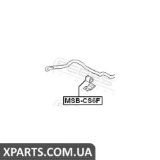 ВТУЛКА ПЕРЕДНЬОГО СТАБІЛІЗАТОРА D24.5 (MITSUBISHI LANCER CS 2000-2009) FEBEST FEBEST MSBCS6F