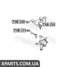 САЙЛЕНБЛОК ЗАДНІЙ ЗАДНЬОГО ВЕРХНЬОГО РИЧАГУ TOYOTA CROWN/CROWN MAJESTA UZS17#/GS171/JKS175/JZS17# 1999 FEBEST TAB289