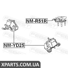 ПОДУШКА ДВИГУНА ПЕРЕДНЯ YD25DDTI NISSAN PATHFINDER R51M 2005- FEBEST NMYD25
