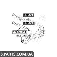 САЙЛЕНБЛОК Заднього важеля (NISSAN QASHQAI J10F 2006-) FEBEST FEBEST NAB267