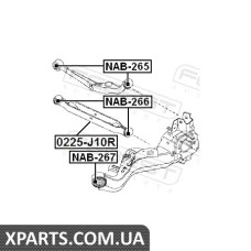 САЙЛЕНБЛОК Заднього важеля (NISSAN QASHQAI J10F 2006-) FEBEST FEBEST NAB267