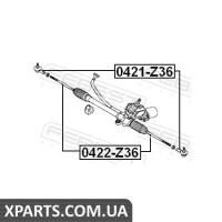 ТЯГА РУЛЬОВА MITSUBISHI COLT Z32A/Z34A/Z36A/Z37A/Z38A/Z39A 2004- FEBEST 0422Z36