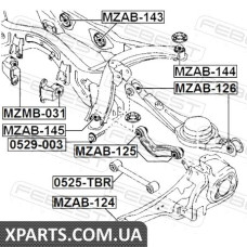 ТЯГА ЗАДНЯ ПОПЕРЕЧНА MAZDA CX-9 TB 2007-2013 FEBEST 0525TBR