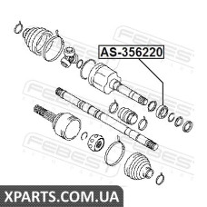 ПІДШИПНИК ПРИВОДУ ОПОРНИЙ NISSAN QASHQAI J10F 2006- FEBEST AS356220