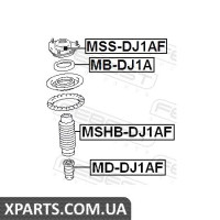 ПИЛЬНИК ПЕРЕДНЬОГО АМОРТИЗАТОРА MITSUBISHI GALANT DJ1A/DJ3A/DJ5A 2006-2012 FEBEST MSHBDJ1AF