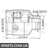ШРУС ВНУТРІШНІЙ ПРАВИЙ 24X44X26 FEBEST 1211IX354WDRH